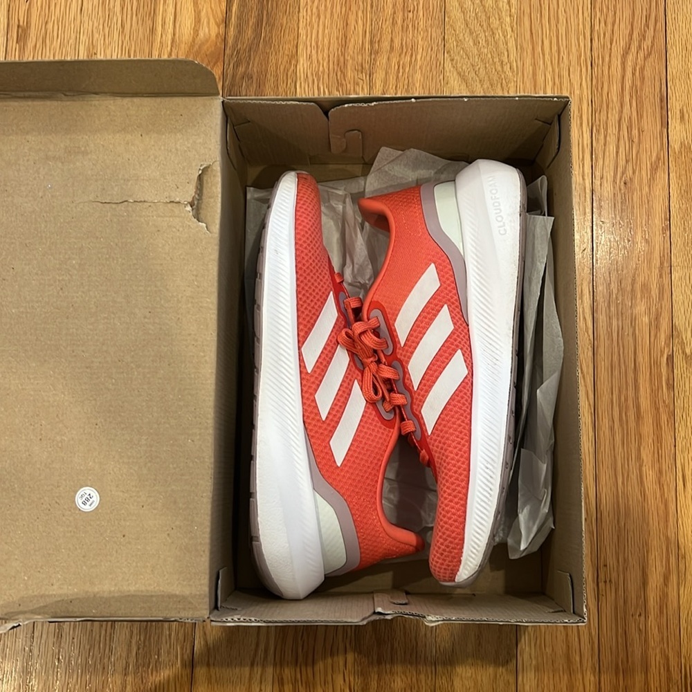Adidas Women's Sneakers - Orange and white - Picture 9 of 9
